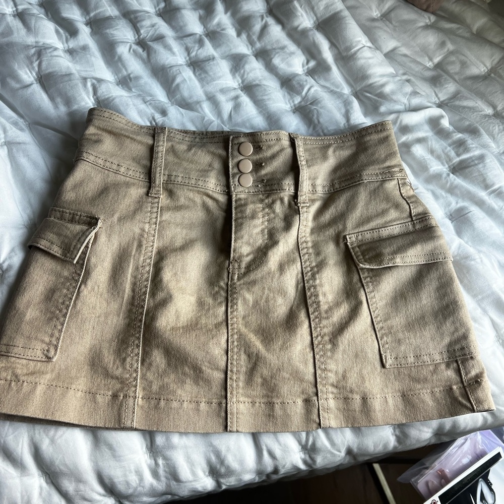 Cargo Mini Skirt with Pockets
